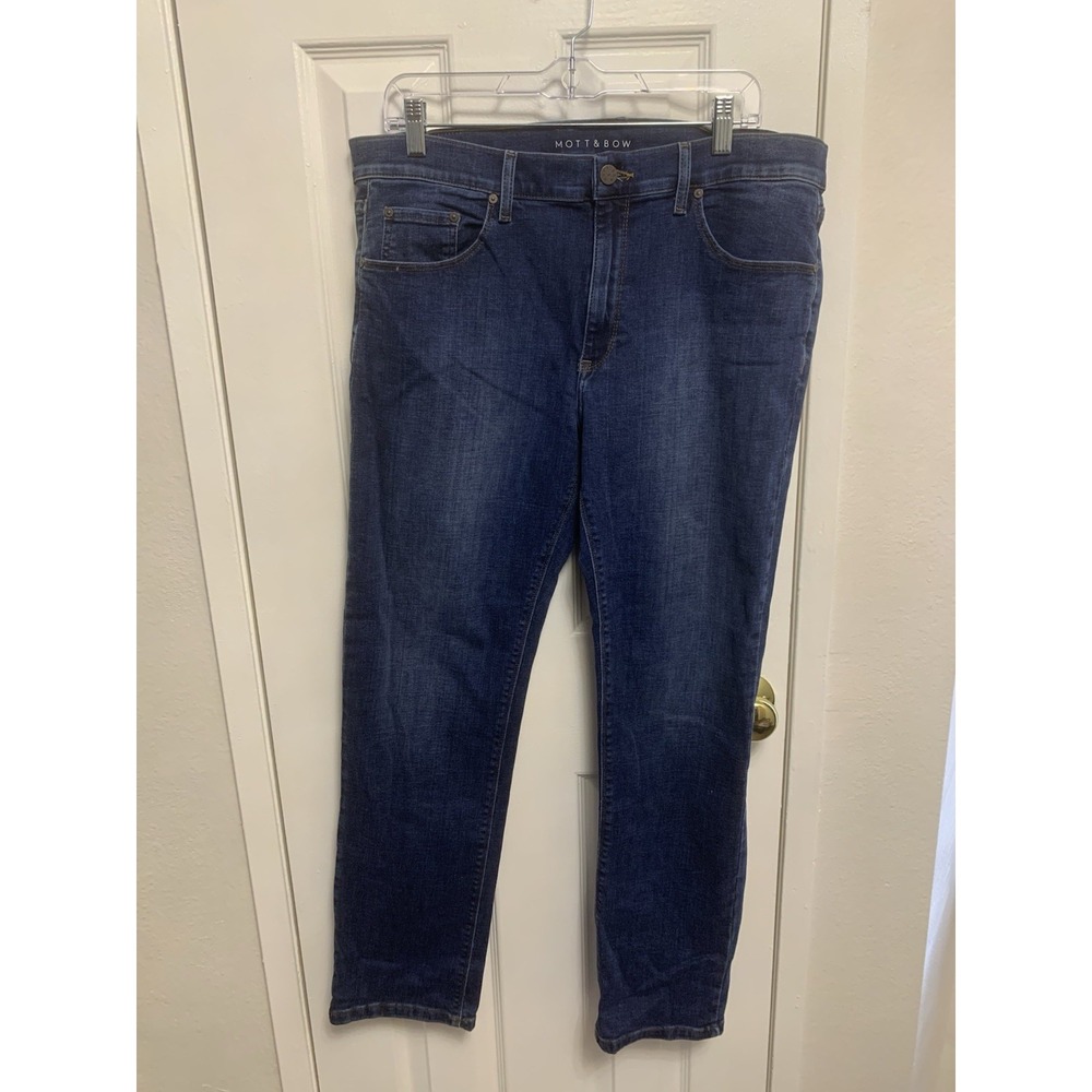 Mott & Bow Slim Fit Men's Denim Jeans Blue 35x30